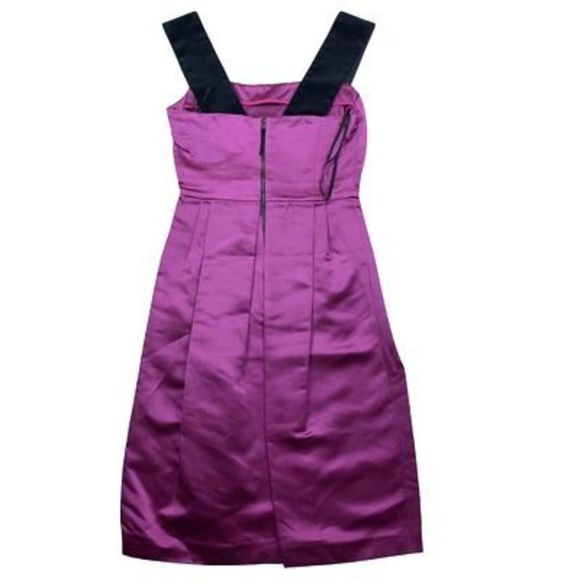 NWT D&G Dolce & Gabbana Sz 6/8 Purple Mid Sleeveless Pleated Pencil Dress - Picture 4 of 13